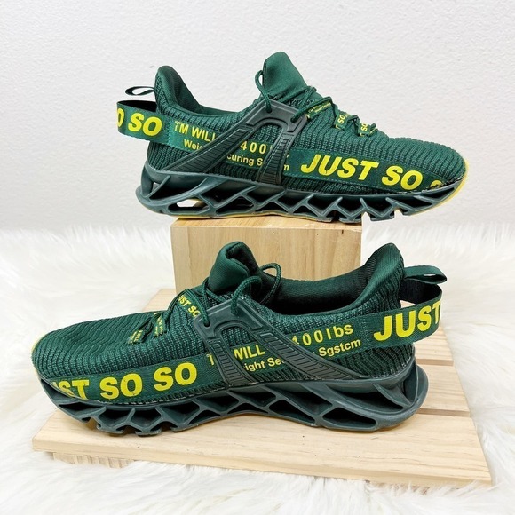 Just SOSO Men's Dark Green Sneaker Shoe Size 42 (US 8.5) - Picture 9 of 9